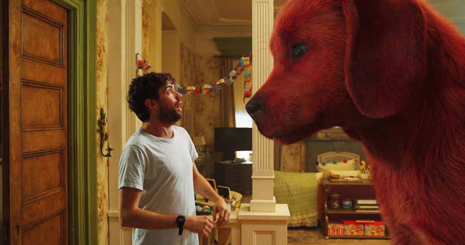 "Clifford, der große, rote Hund" überrascht seine Menschen
